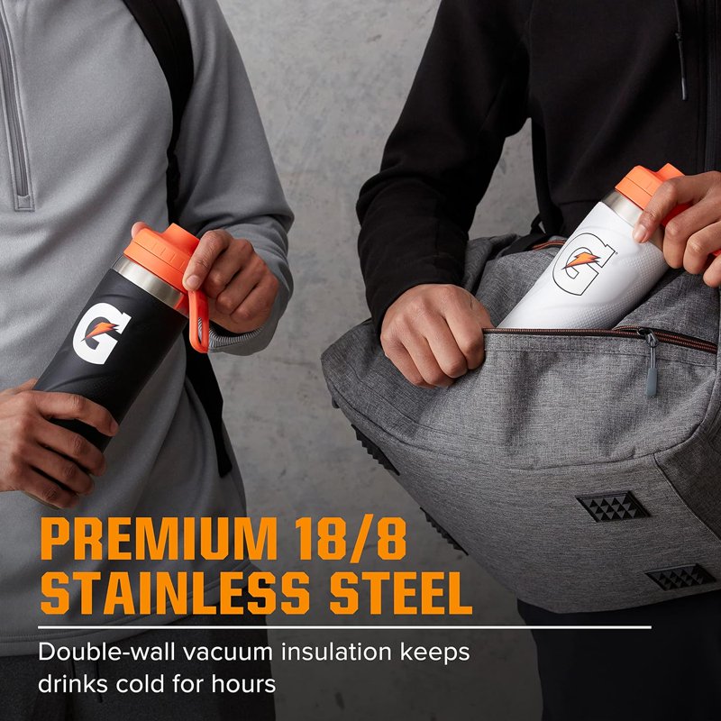 Stainless Steel Sport Bottle - 26oz Double-Wall Insulation - Green