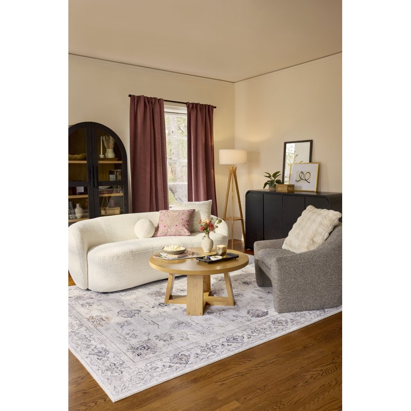 Emerson Curvy Accent Chair - Modern Design, Multiple Colors