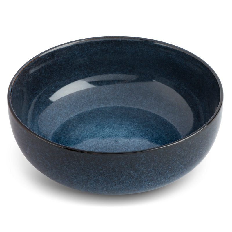 Ceramic Serving Bowl Set - 2 Pack Deep Blue