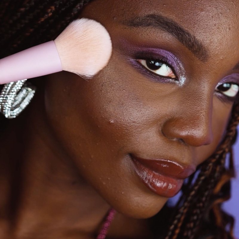 Multi-Use Face Makeup Brush - Super-Soft Synthetic Bristles