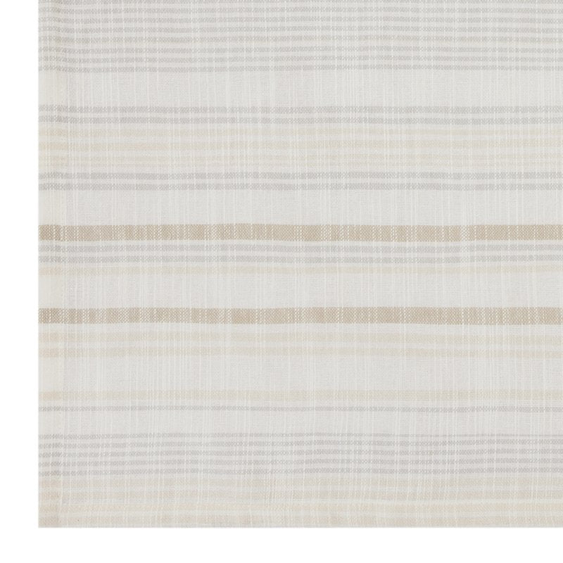 Natural Stripe Cotton Napkin Set - 20" x 20" - Pack of 4 - Neutral
