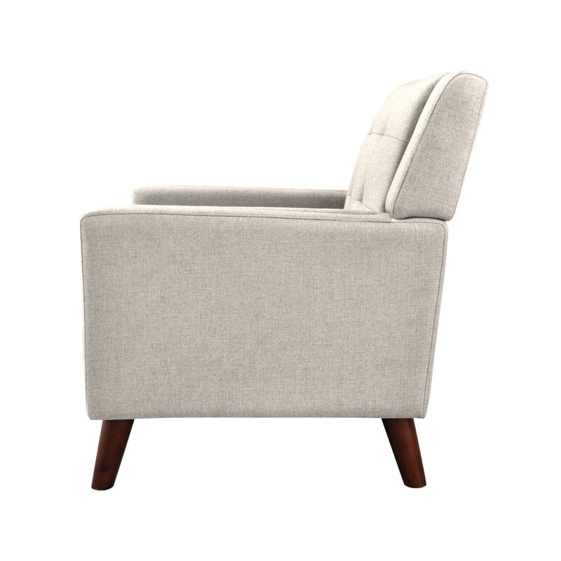 Mid Century Modern Fabric Arm Chair - Multiple Colors