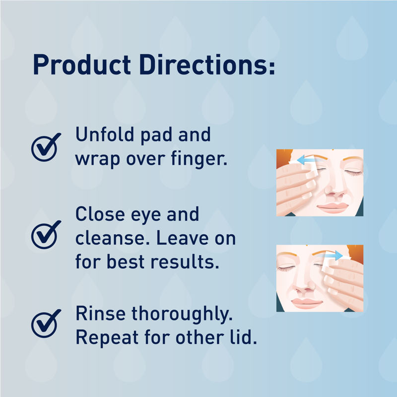Eyelid Cleanser Wipes - OCuSOFT Lid Scrub Plus, 30 Count