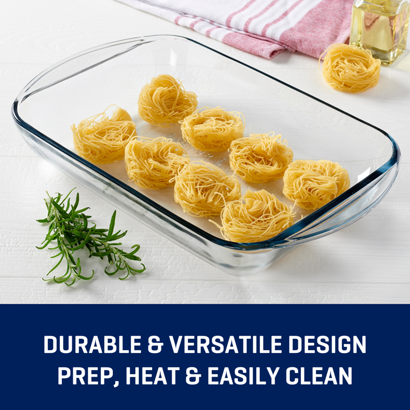 9" x 13" Glass Baking Dish - 3 Quart Casserole Bakeware