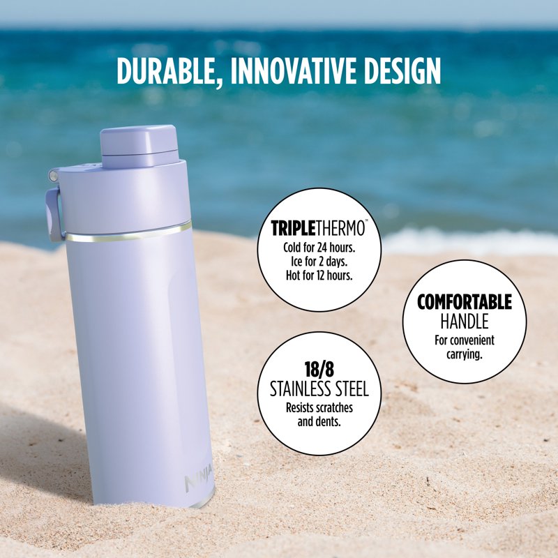 24oz Stainless Steel Travel Water Bottle - Lavender