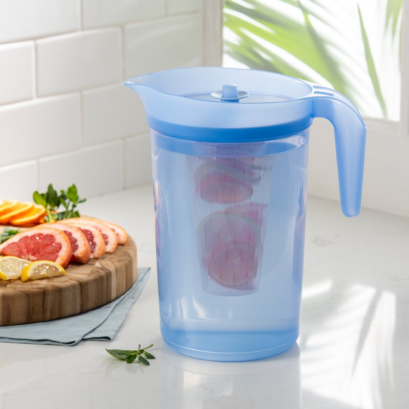 1-Gallon Pitcher with Lid & Infuser - Blue
