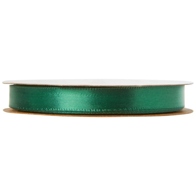 (4 Pack) Satin Ribbon - Forest Green 3/8 Inch Wide 18 Feet Per Roll - Offray Craft & Decoration