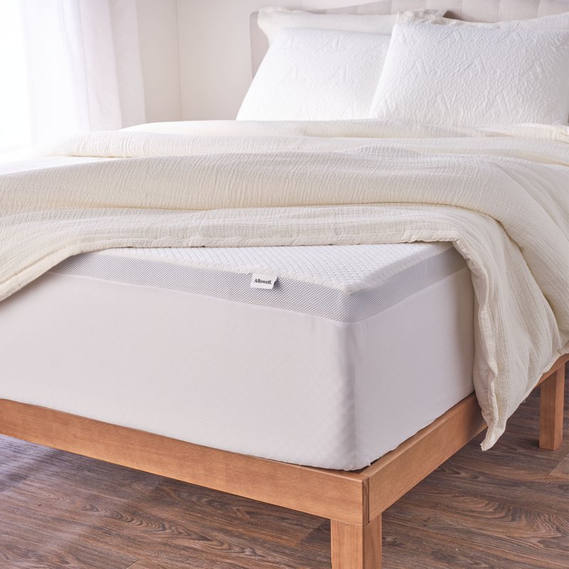 Allswell 2-Inch Mattress Topper for Full Bed with Tranquility Foam & Removable Cover