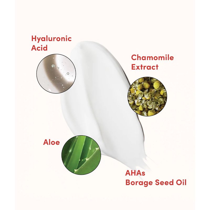 Gentle Facial Cleanser for Sensitive Skin with Hyaluronic Acid & Chamomile Extract - 4 fl oz