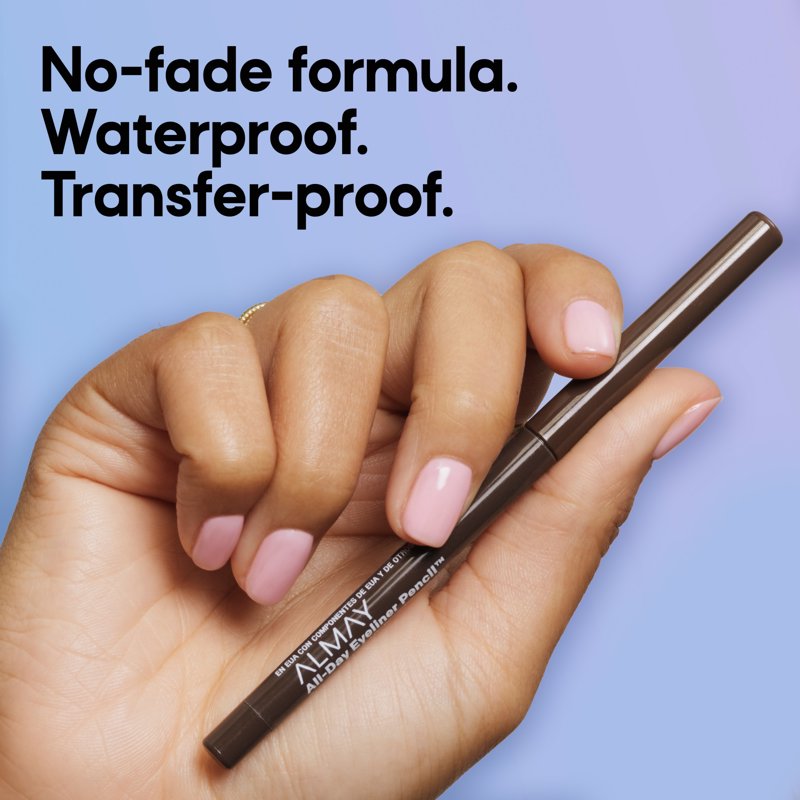 Long-Wear Waterproof Eyeliner Pencil with Built-In Sharpener