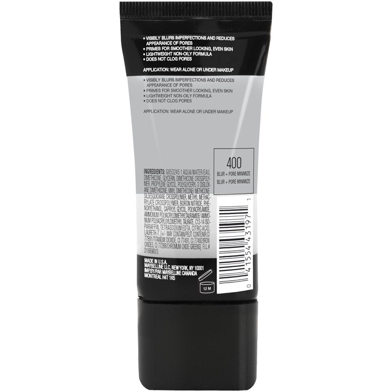 Face Primer for Makeup - Pore Minimizing, Smoothing & Hydrating Formula