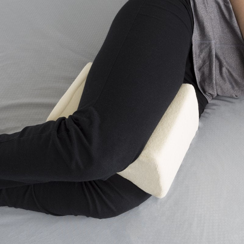 Knee Pillow for Side Sleepers - Memory Foam Leg Support for Back Pain Relief