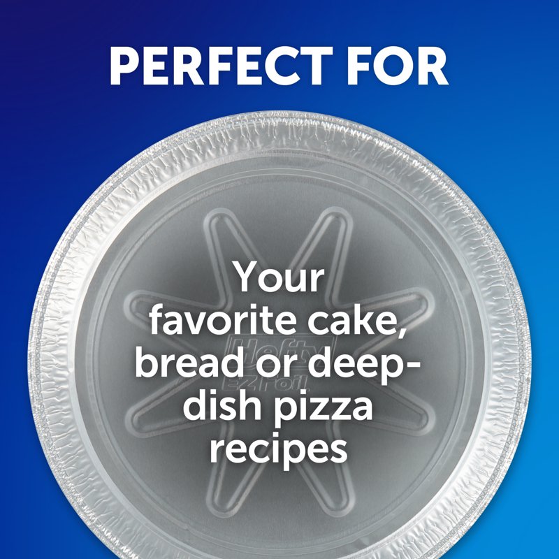 Disposable Round Cake Pans - 8 Inch, 3 Count