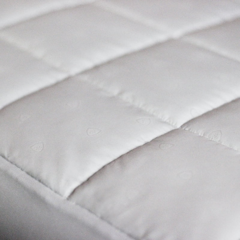 AllerEase Full Allergy Defense Mattress Pad - Waterproof, Antimicrobial, Fitted