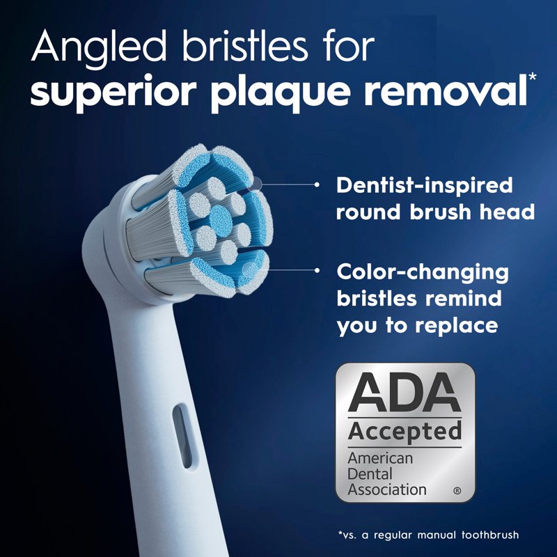 Gum & Sensitive Electric Toothbrush Replacement Heads, 4 Count