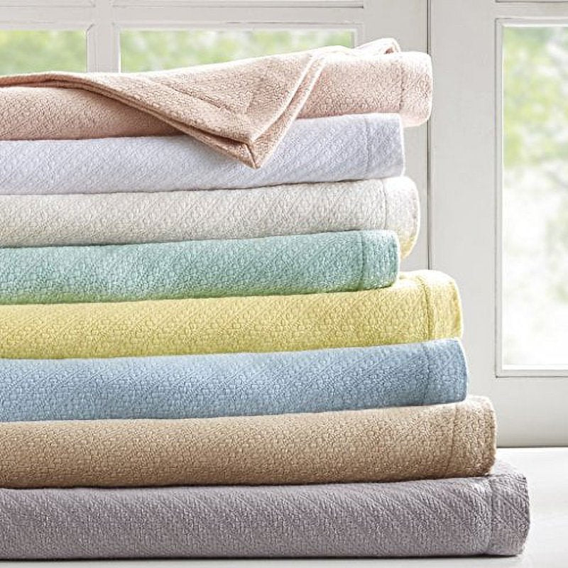 Liquid Cotton Lightweight Blanket Twin Blush - Super Soft & Breathable
