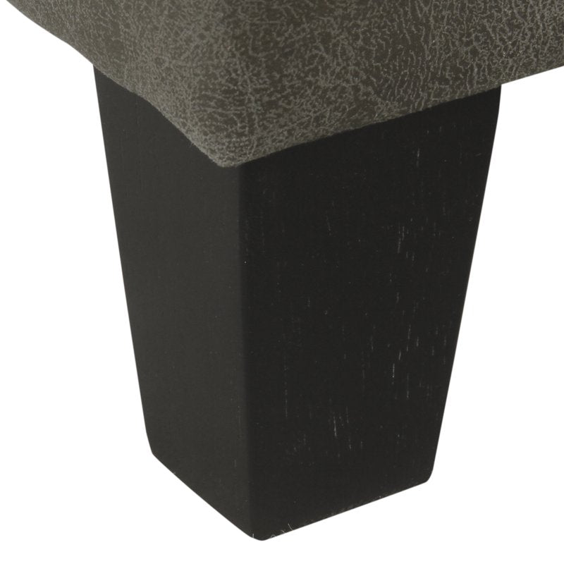 Luxury Faux Leather Storage Ottoman - Multiple Colors