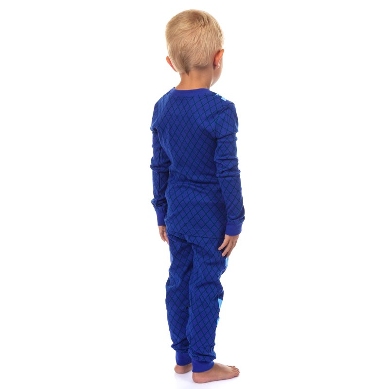 Blue Toddler Girls Boys PJ Masks Catboy Costume Pajama Set - 3T