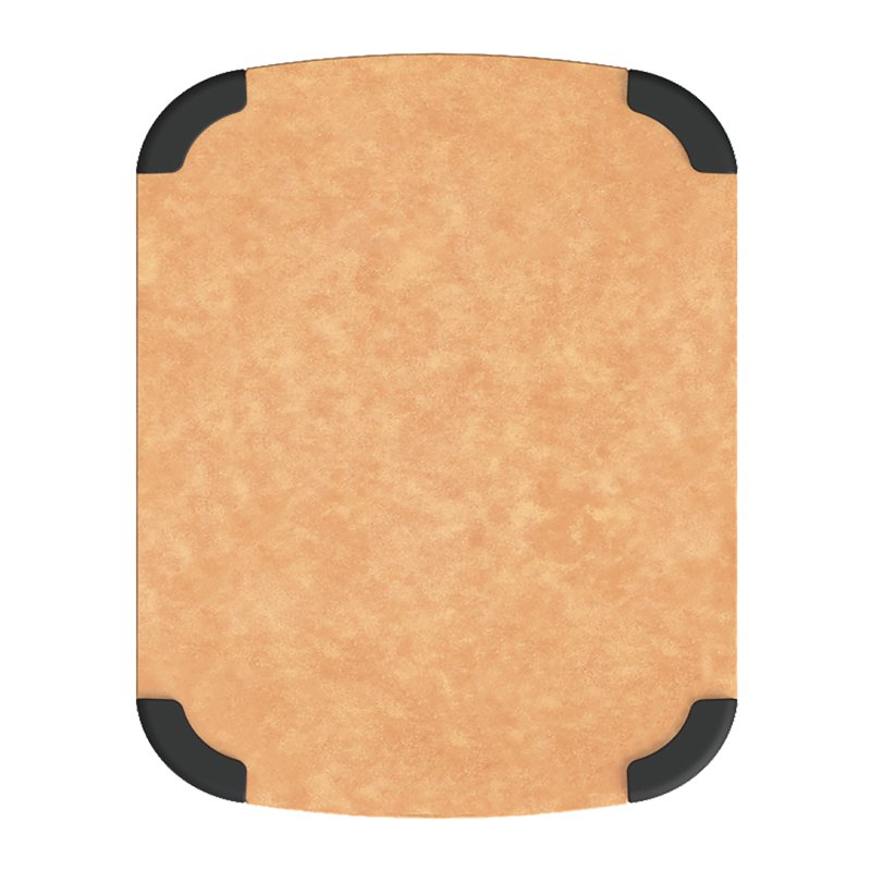 Non-Slip Paper Fiber Cutting Board - 11'' x 14'' Natural Color