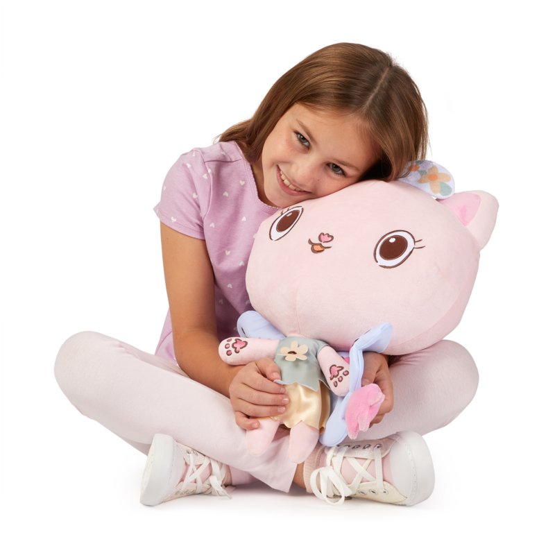 Kids Plush Fairy Pillow Buddy - Gabby's Dollhouse Kitty Fairy 13 Inch