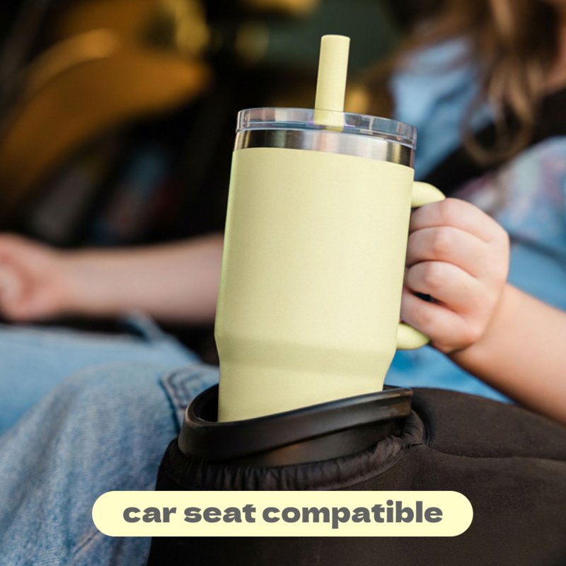 My First Travel Tumbler for Kids 3+ - Insulated 12oz - Yellow