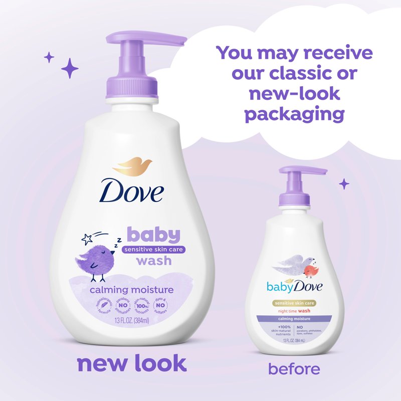 Calming Moisture Hypoallergenic Baby Wash - Tear-Free Cleanser