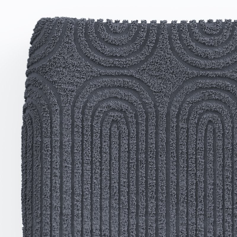Textured Cotton Bath Towel Set - 6 Piece Charcoal Gray Variation of THIS listing