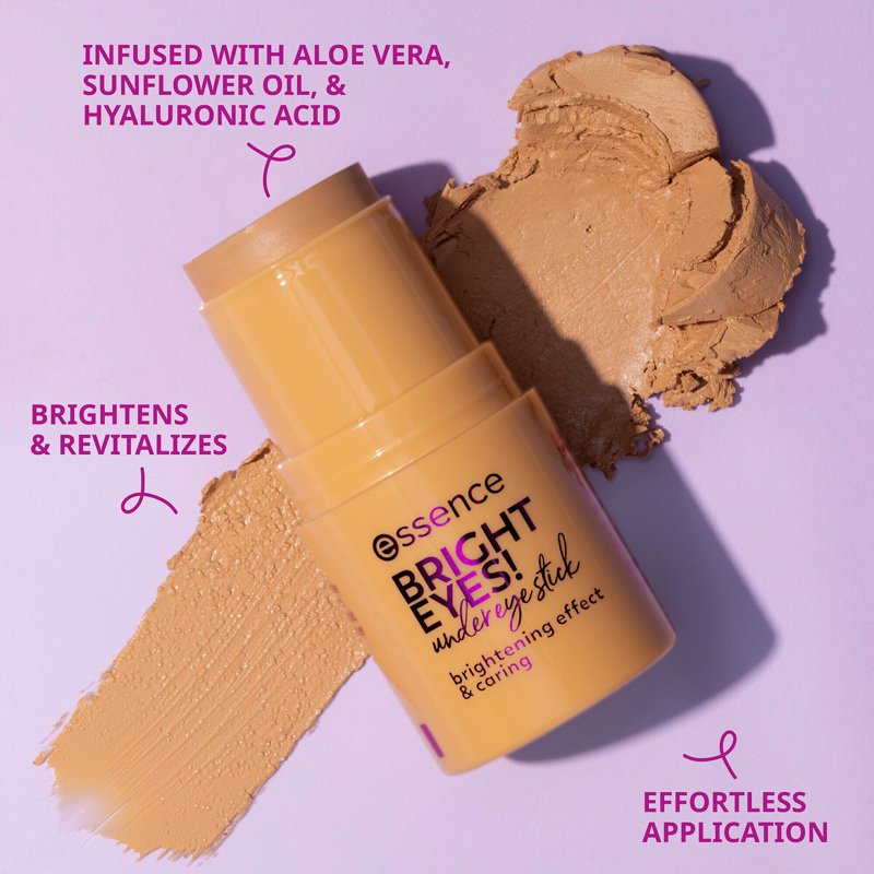 Bright Eyes Under Eye Stick with Aloe Vera & Hyaluronic Acid, Warm Honey