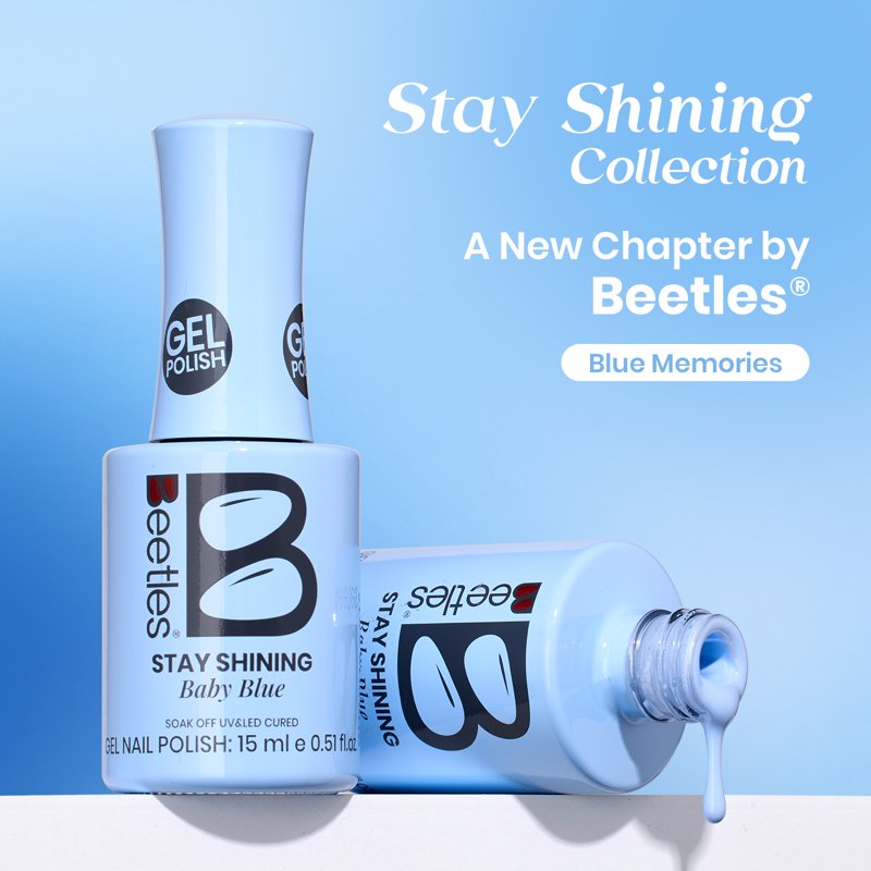 Baby Blue Gel Nail Polish - Long-Lasting Chip-Resistant 0.51 fl oz