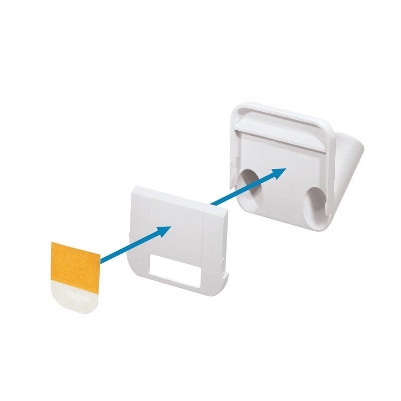 Adhesive Shower Squeegee with Hook – Bathroom Glass & Tile Cleaner