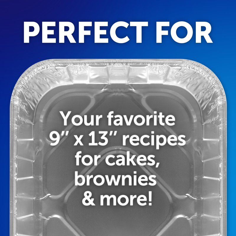 Disposable Cake Pans with Lids - 13 x 9 in., 2 Count