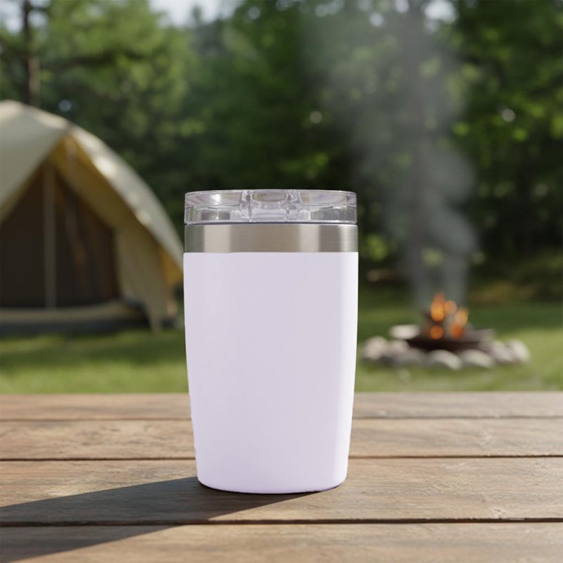 12oz Purple Stainless Steel Insulated Travel Tumbler with Slider Lid