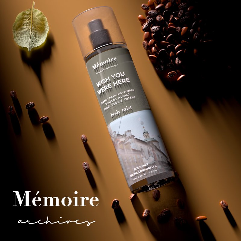 Wish You Were Here Body Mist for Women - 8 fl oz Warm Coffee & Almond Scent