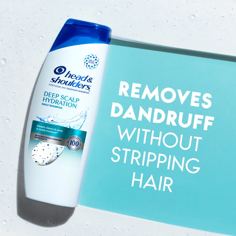 Deep Scalp Hydration Anti-Dandruff Shampoo with Exfoliants, 12.5 oz