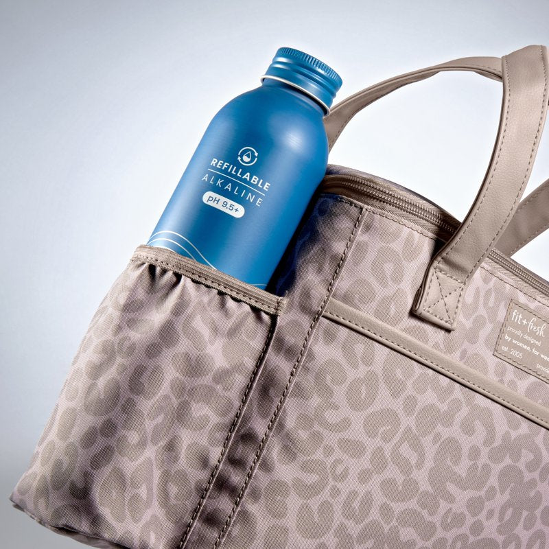 Large Insulated Lunch Bag for Work - Feline Fine Mocha