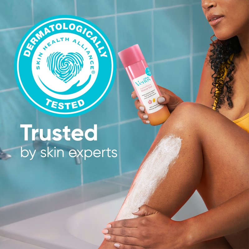 Tropical Breeze Mango & Hibiscus Shave Gel - Moisturizing Shaving Foam, 7 oz