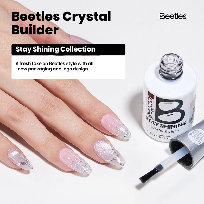 Clear Builder Gel for Nails - 0.51 fl oz Self-Leveling Nail Strengthening Gel