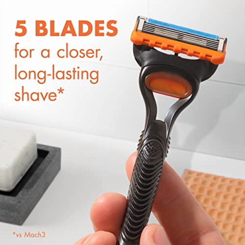 Fusion5 Men's Shaving Razor with 5 Blades & Refill