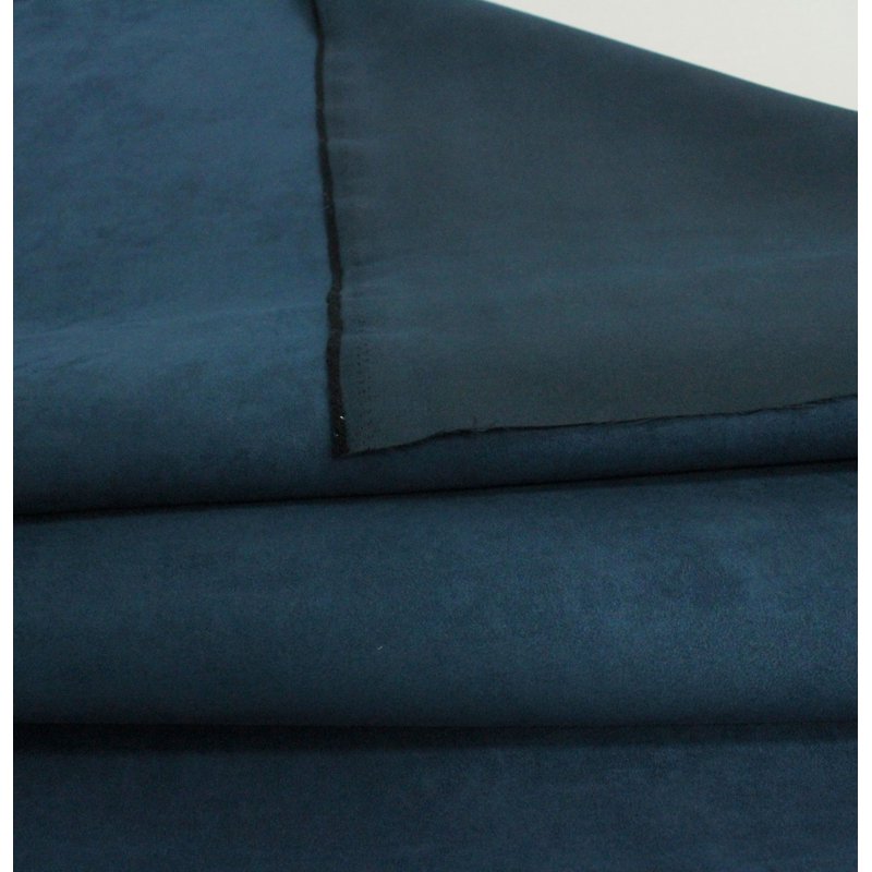 Navy Microsuede Fabric by the Yard - Soft Faux Suede Upholstery & Apparel Material - 58" Wide - Variation of Navy