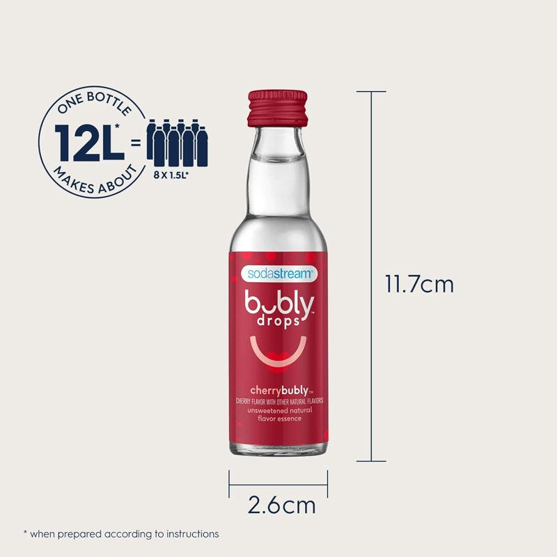 SodaStream Bubly Drops - Lime Flavor, 3 Pack, 1.36 fl oz