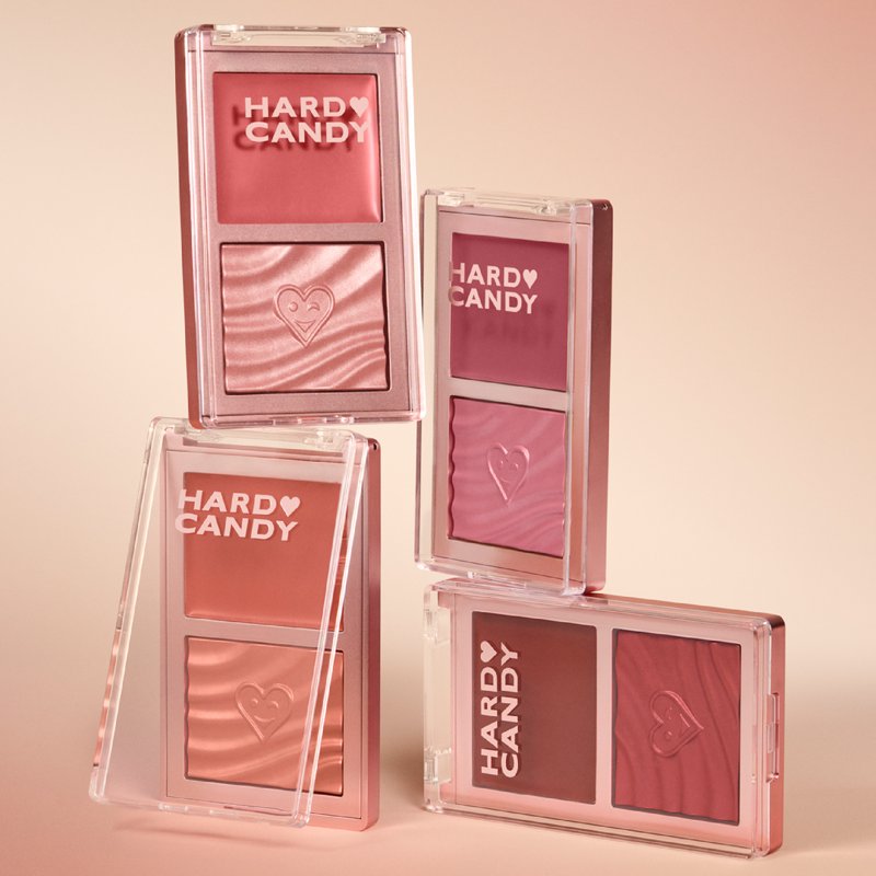 Cream & Powder Blush Duo - Rosy Mauve Long-Wear Cheek Palette, 0.35 oz