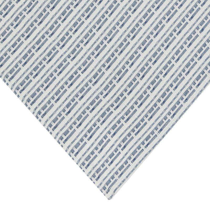 Plaid Tablecloth 60" x 84" - Blue Cotton & Polyester Blend
