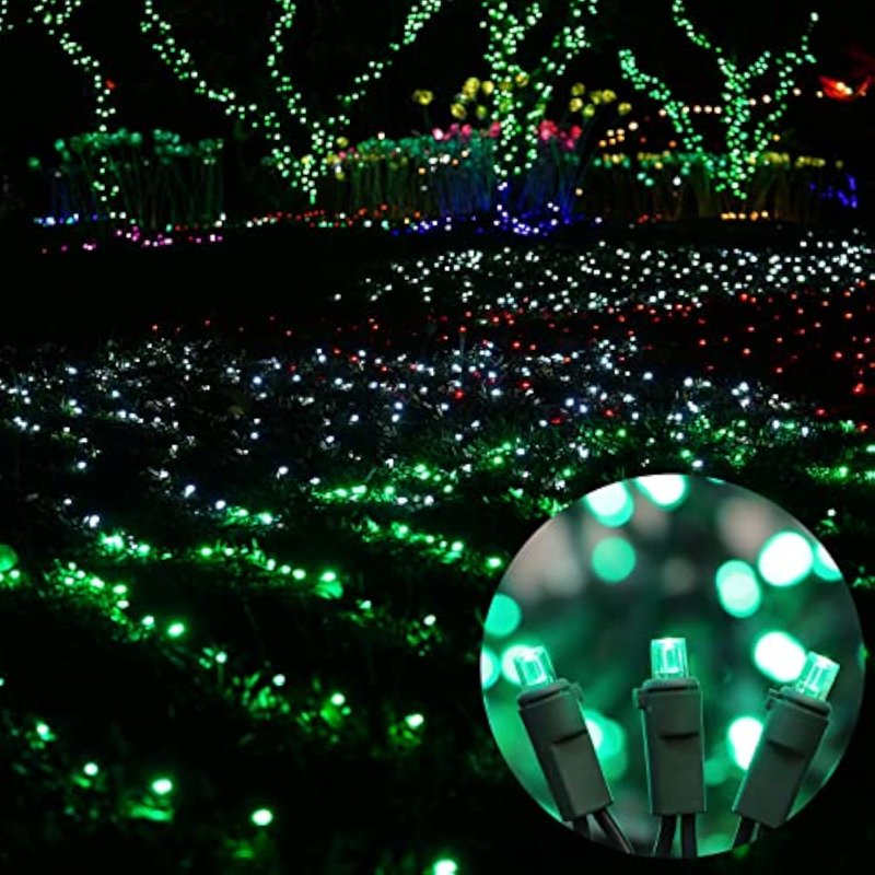 LED String Lights 24 Ft Green Outdoor & Indoor Decor - Wick's Outdoor Living