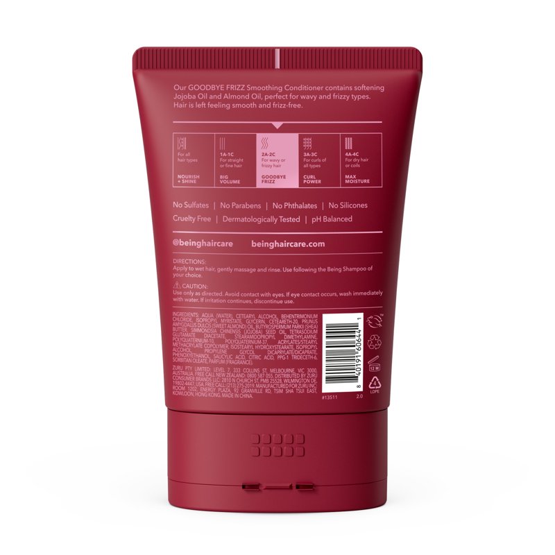 Smoothing Hair Conditioner for Frizzy Wavy Hair with Jojoba and Almond Oil