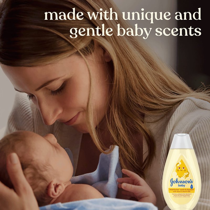 Baby Head-to-Toe 2-in-1 Wash and Shampoo - Hypoallergenic Tear-Free Formula