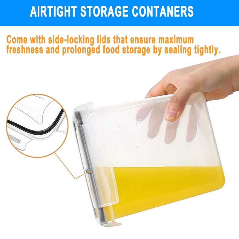 Airtight Food Storage Containers Set for Pantry Organization