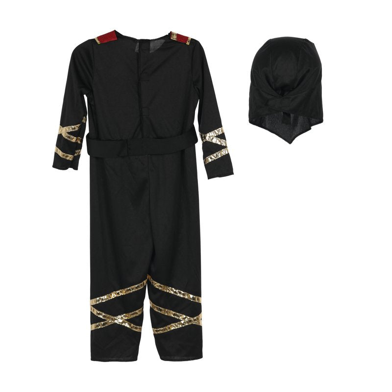 Toddler Dragon Ninja Costume 3T-4T Halloween Dress Up - Stealthy Warrior Outfit