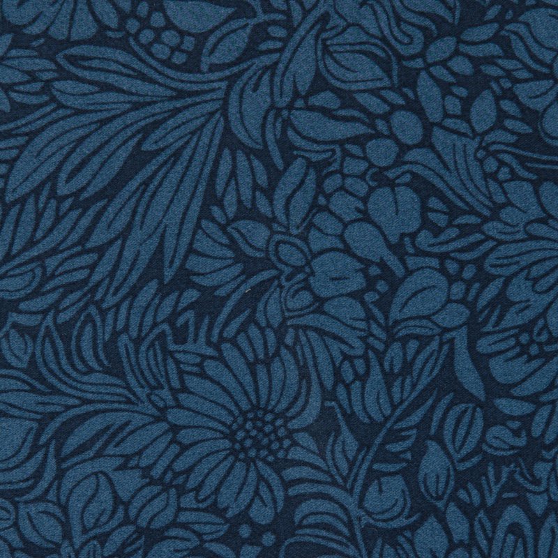 Performance 2-Piece Cotton Pillowcase Set - Otaki Floral Blue Cove, Standard/Queen