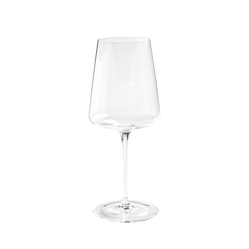 Clear Flared Red Wine Glass with Stem - 17oz, Single