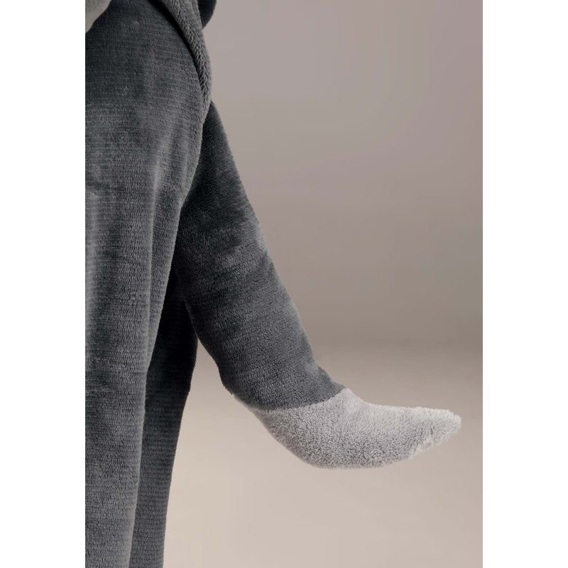 Toddler Wolf Costume - Plush Animal Jumpsuit for Kids, Cozy & Durable